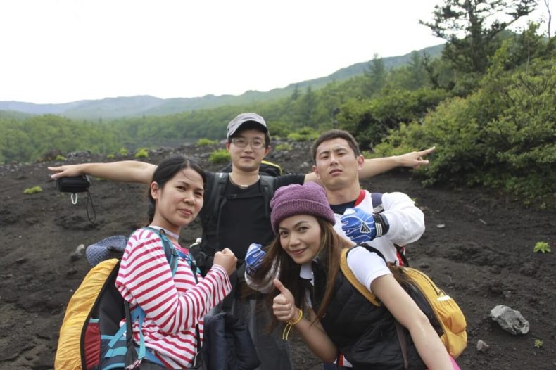 富士山,登山,友達,学び,御来光