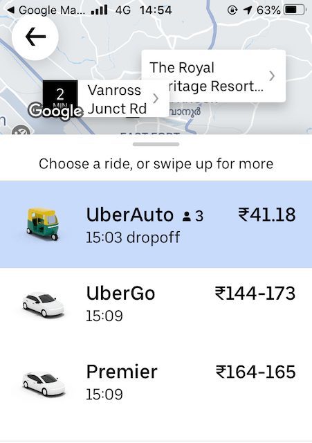 ola,uber,タクシー,配車アプリ,app,インド,比較